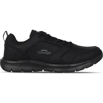 Pánské tenisky Slazenger Force Mesh Trainer Mens Black Leather 11 (46)