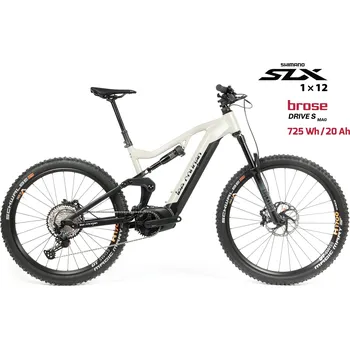 Elektrokolo Lee Cougan E-Quest – Brose S / 725 Wh, 20 Ah / Shimano SLX 1x12, bílá velikost rámu: M