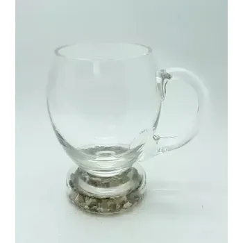 přísavka na sklo Půllitr – kámen achát šedý Botswana | 100515