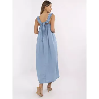 Dámské šaty Šaty DHJ SK A9197.90 modré jedna velikost