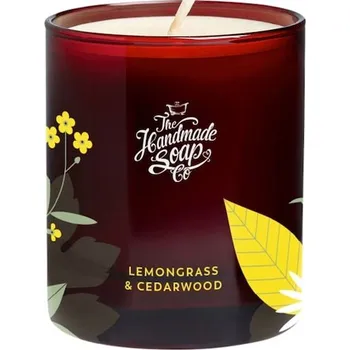 Svíčka The-Handmade-Soap Collection Lemongrass-CedarwoodVonná sójová svíčka 210 g (3 062,00 Kč / 1 kg)
