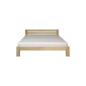 Postel Dřevěná masivní postel 140x200 cm MASIV BM105 z borovice Barevné provedení: Ořech