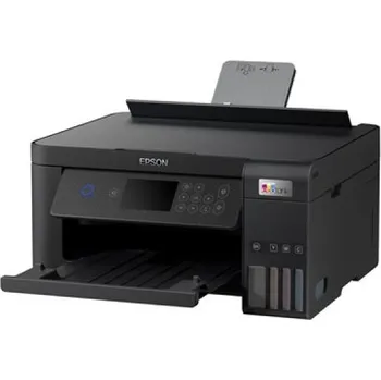 Tiskárna Epson EcoTank ET-2851 - Multifunkční tiskárna - barva - tryskový - plnitelný - A4 (média) - až 10.5 stran/min. (tisk) - 100 listy - Wi-Fi, USB - černá