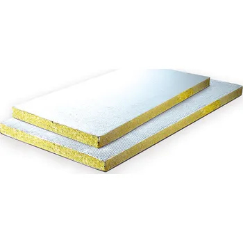 Tepelná izolace z kamenné vlny opatřena protipožárním nátěrem FR Board Izolace: 50x600x1200mm jednostranný nátěr