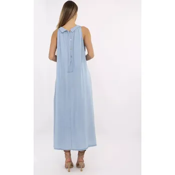 Dámské šaty Šaty DHJ SK A7969.89 modré jedna velikost