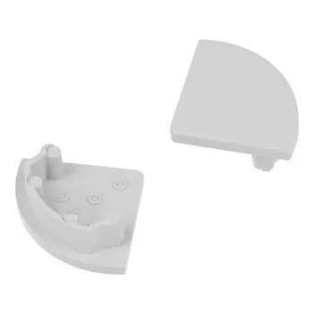 LED lišta Koncovka WIRELI CABI12 šedá (pro difuzory typ D1), pár