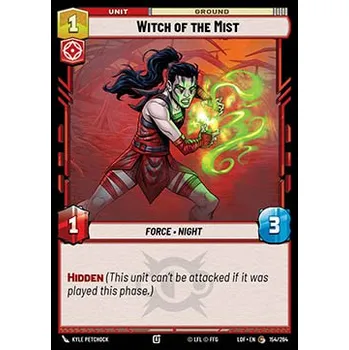 Karetní hra Witch of the Mist 154/264 - Legends of the Force Typ karty: Foil