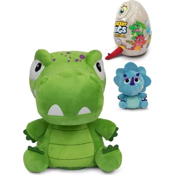 plyšák PLYŠ Dinosaurus baby ve vajíčku na baterie Zvuk 3 druhy | 224228