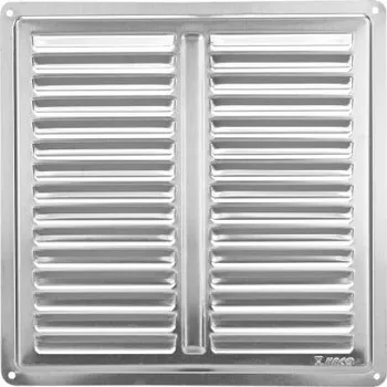 Krytka na větrací mřížku Haco NVM 200x200 K - nerezová Rozměr: 200 x 200mm