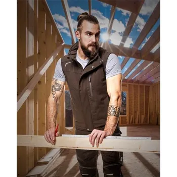 Pracovní rukavice Softshellová vesta ARDON®R8ED+ hnědá - DOPRODEJ vel. XL