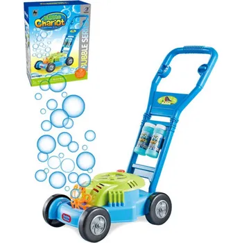 Bublifuk Sekačka na trávu bublifuk 2v1 na baterie set s náplní 0,5l maxi bubliny | 406886