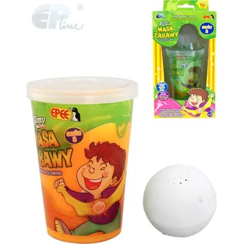 Modelovací hmota EP Line Kreativní set sliz Slimy + svítící kulička na baterie LED Světlo různé barvy | 890021