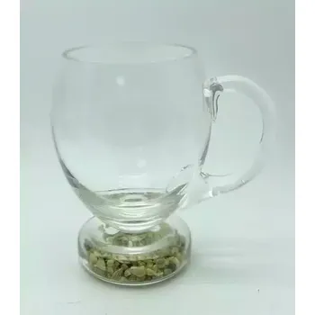 přísavka na sklo Půllitr - kámen granát zelený | 100510