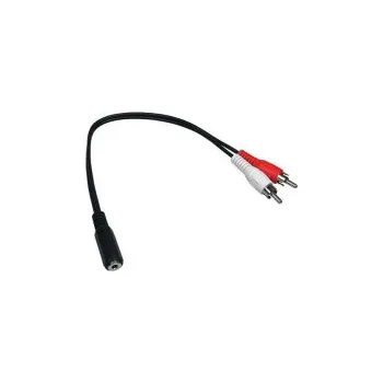 Příslušenství ke zvukové technice Redukční kabel 2xCinch / 3,5 Jack Stereo / 0,3m