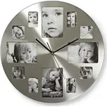 Hodiny Nedis analogové, nástěnné s fotorámečky, 40 cm