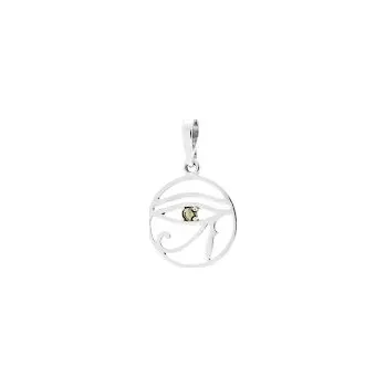 Přívěsek Přívěsek stříbrný Horovo oko vltavín