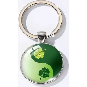 Přívěsek na klíče čtyřlístek