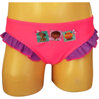 Dívčí plavky Sun City Dívčí plavky DOKTORKA PLYŠÁKOVÁ kalhotkové Barva: Růžová, Velikost: 116