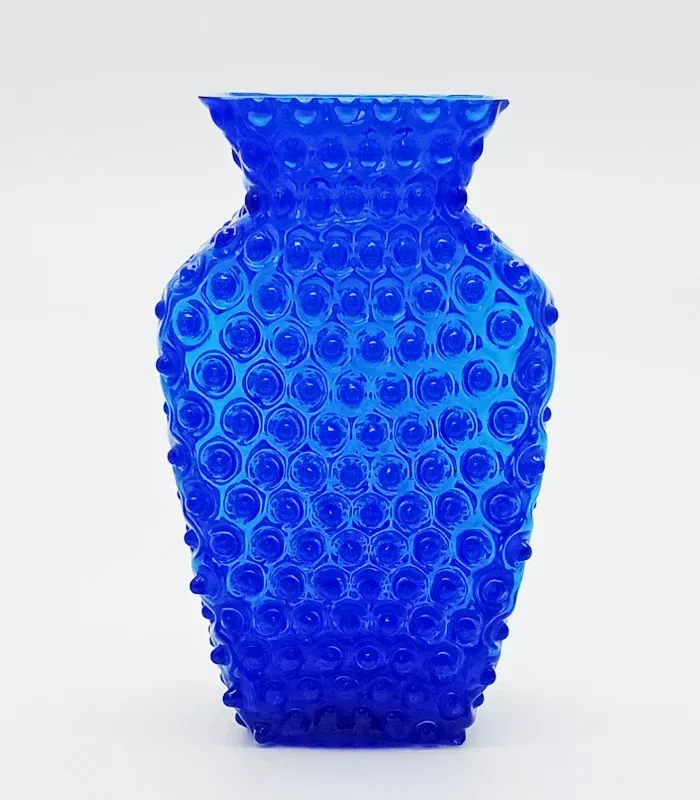 Váza 26cm - Hobnail - Ananas - tmavě modrá | 96769