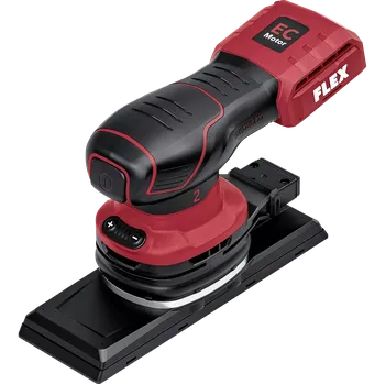 FLEX OSE 2-70x198 18-EC, Kompaktní akumulátorová vibrační bruska s regulací otáček 18 V s kufrem (Verze: samostatný stroj v kufru L-BOXX)