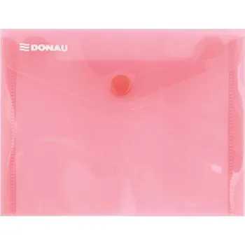 DONAU Zakl.pouzdro s drukem Donau-A6,180mic,červené,1ks