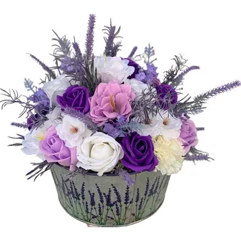 umělá květina made by ANTEROS Dekorace Mýdlová kytice z mýdlových květů Provence VIII