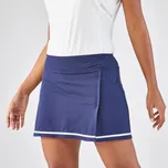 KUIKMA Dámská tenisová sukně Dry soft 500 námořnicky modrá XS MODRÁ