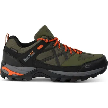 Pánská treková obuv Regatta Pánská turistická obuv Samaris Low III RMF835 cypress green blaze orange Velikost: 44