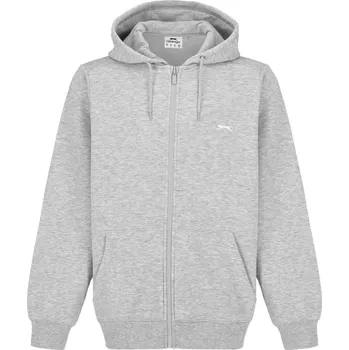 Pánská mikina Slazenger Full Zip pánská mikina Grey Marl L