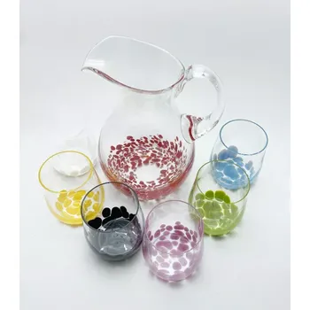 přísavka na sklo Nápojová souprava - Limitovaná série s barevnými skvrnami | 98684