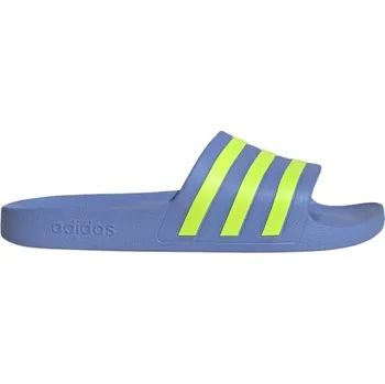 Pánské pantofle Unisex pantofle adidas ADILETTE AQUA 12 Modrá, Reflexní neon