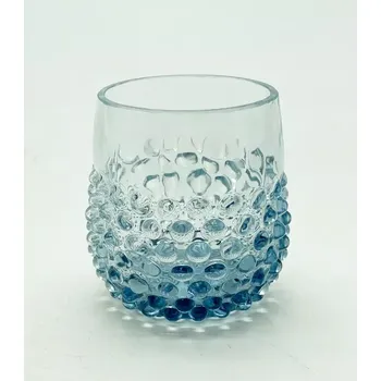 Sklenice 0,2l - Hobnail - Ananas - světle modrý kouř | 91938