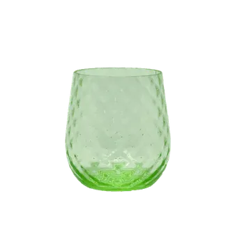 Sklenice Sklenice 0,3l - Káro - uranová zeleň | 101194