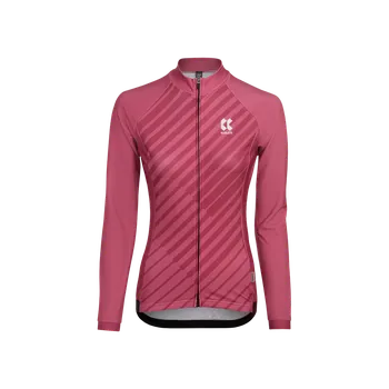 Cyklistické oblečení Kalas Dámský cyklistický dres MOTION Z4 | Dres dlouhý rukáv | Rose Pink Kalas velikost: 4 (L)