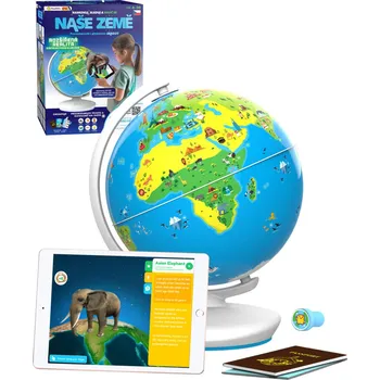 Společenská hra EP Line Glóbus interaktivní Naše Země naučný set s doplňky | 379929