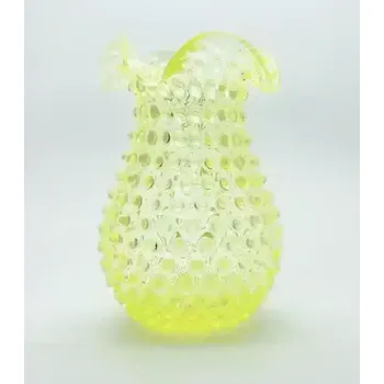 Váza Váza 21cm - Hobnail – Ananas – uranová žluť | 101080