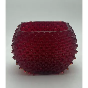 Vybavení pro přežití Váza 15cm - Hobnail - Ananas - granát | 99328