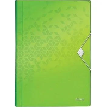 Aktovka na dokumenty LEITZ Aktovka s přihrádkami WOW, PP, zelená
