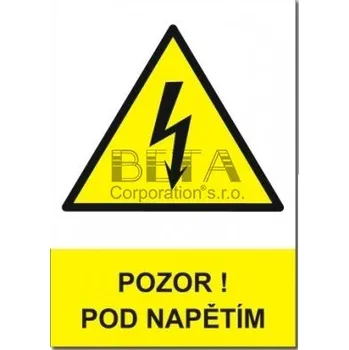 Pozor - pod napětím