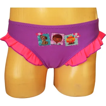 Dívčí plavky Sun City Dívčí plavky DOKTORKA PLYŠÁKOVÁ kalhotkové Barva: Fialová, Velikost: 98