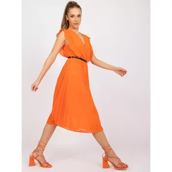 Dámské šaty Šaty DHJ SK N13198 1.22 oranžová jedna velikost