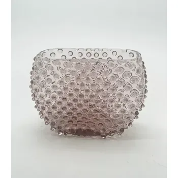 Váza Váza 15cm - Hobnail - Ananas - fialka ametyst | 90663
