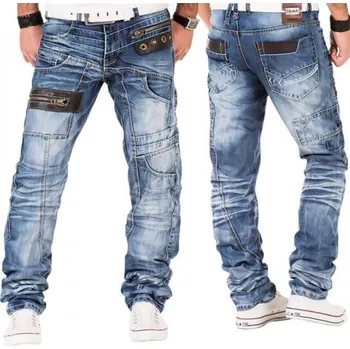 Pánské kalhoty KOSMO LUPO kalhoty pánské KM012 jeans džíny 30 Jeans