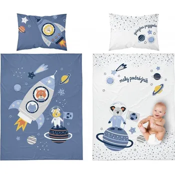 Stavebnice Playmobil Bambusové povlečení kosmonaut - modrobílá