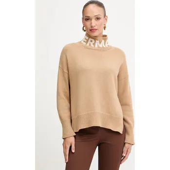 Dámský svetr Vlněný svetr Ermanno Firenze 57TM027EO1 béžová 80X, vel. 40
