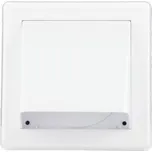 Větrací mřížka Haco VM 150x150 GK/100 B s klapkou - gravitační - bílá Rozměr: 150 x 150mm