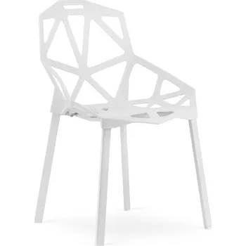 Jídelní židle Set dvou židlí ESSEN bílé (2ks)