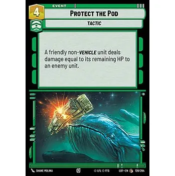 Sběratelská karetní hra Protect the Pod 128/264 - Legends of the Force Typ karty: Foil