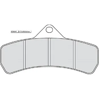 Brzdová destička Brzdové destičky FERODO FDB 887P třmeny SPIGLER 8 pístek