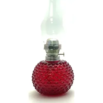 Petrolejová lampa Petrolejová lampa Ema - Hobnail - Ananas - granát | 93842